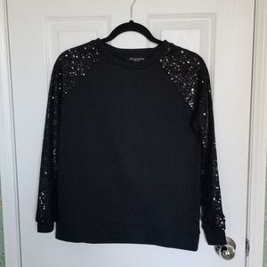 All At Once NY Sequence Sleeves Top